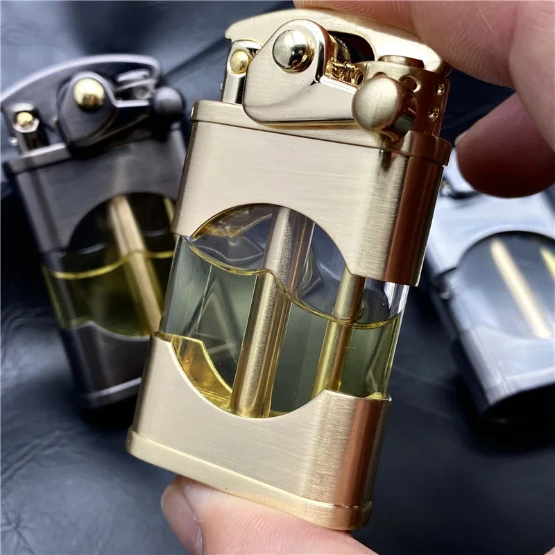 Transparent Fuel Tank Kerosene Lighter